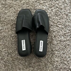 Black Steve Madden Platforms